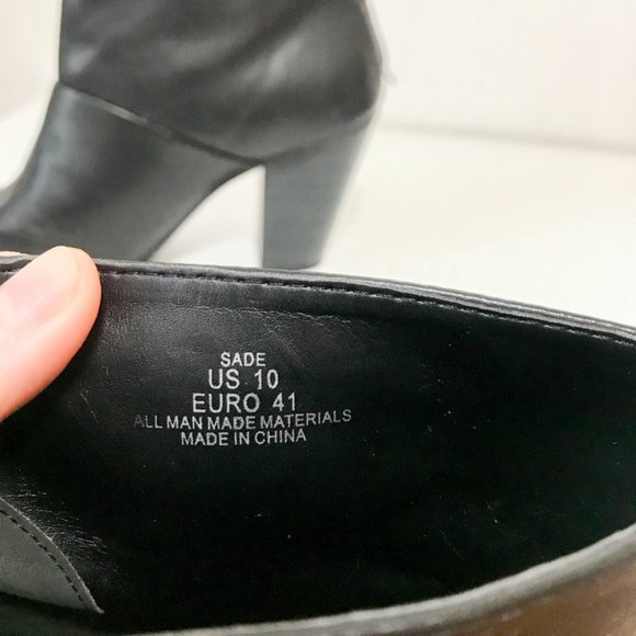 Sade Black Heeled Booties From Just Fab - Picture 10 of 15